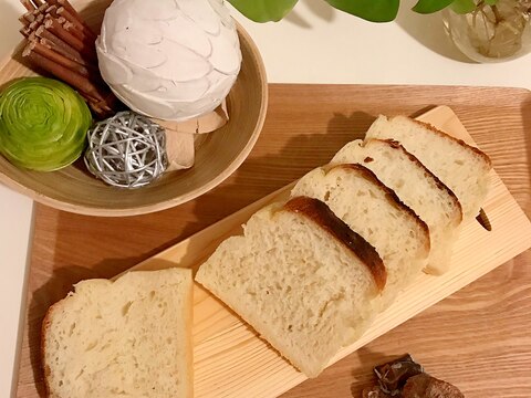 米粉湯種deふわもち生食パン♪